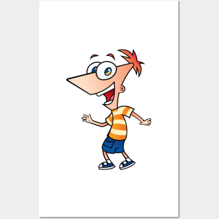Happy Phineas Posters and Art